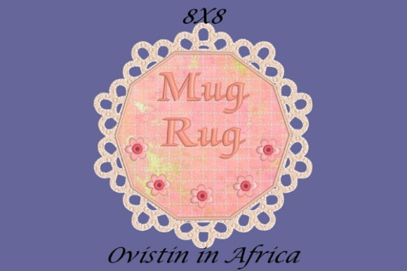 Beautiful FSL Mug Rug Review for Sweatshirt Embroidery