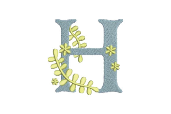 Floral Alphabet H Review: A Summer Monogram for Boutique Embroidery Projects