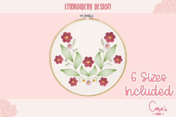 Flowers for Seasonal Embroidery