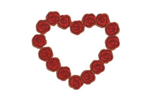 Heart Made of Roses Embroidery Design Review
