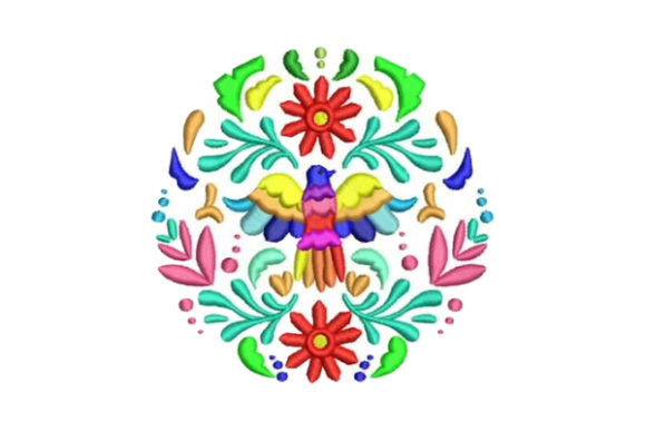 Otomi Bird Design: A Review for Boutique Sweatshirt Projects