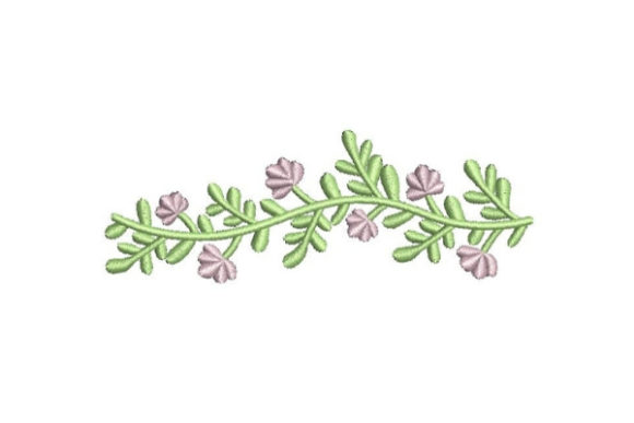 Pink Flower Wreath Embroidery Review for Boutique Apparel