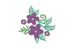 Purple Flower Embellishment Review for Personalized Gift Products
